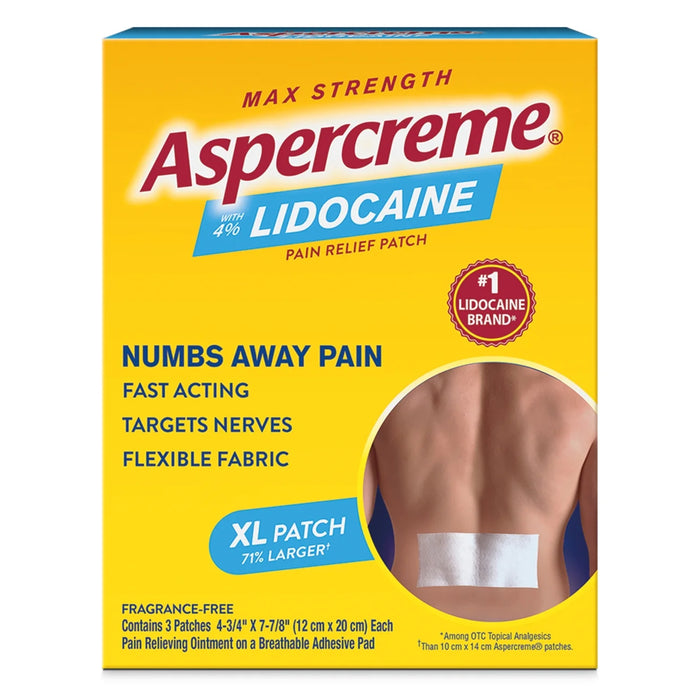 Aspercreme Lidocaine Pain Relief Patch