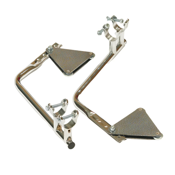 Invacare Anti-tipper Front Clamp on Chrome