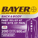 Bayer Extra Strength Back & Body Pain Reliever Aspirin with Caffeine Caplets