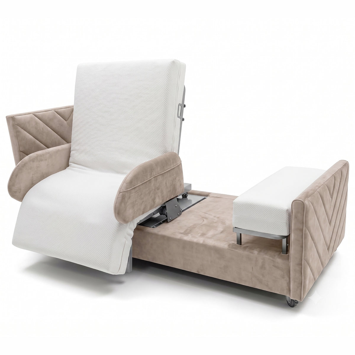 Rotating Hospital Bed, Full Electric Sit To Stand Lift Medical Bed