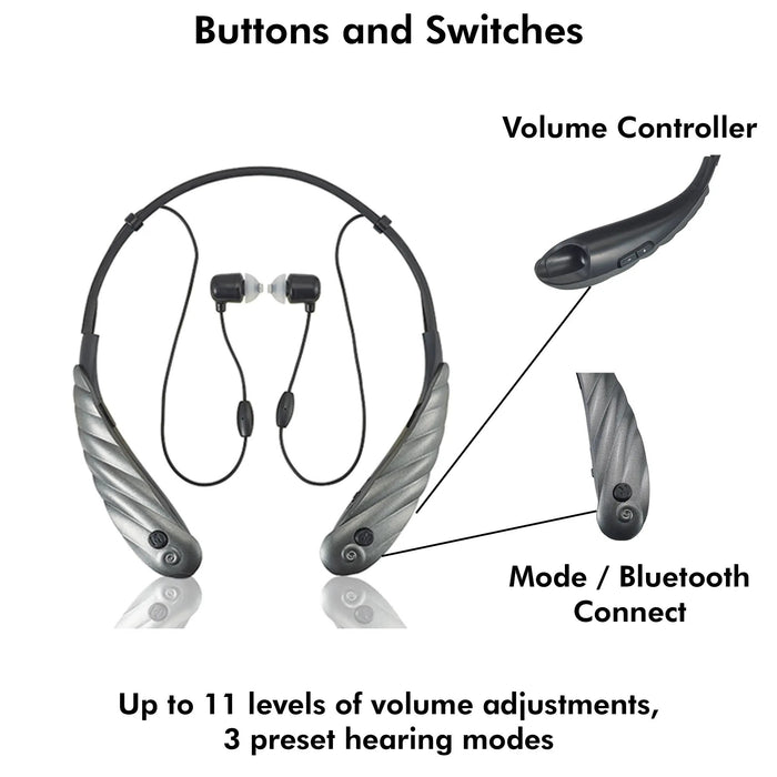 Mimitakara Bluetooth Rechargeable Active MEMS goodHearing A1 Hearing Aid