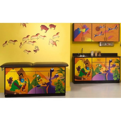 Clinton Complete Dino Days Pediatric Treatment Table & Cabinets