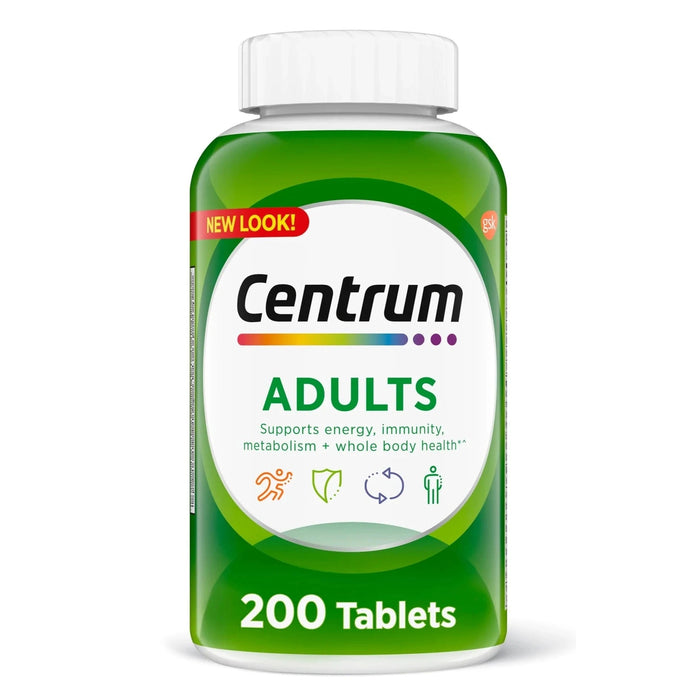 Centrum Adult Multivitamin & Multimineral Supplements Tablets- 200 Ct