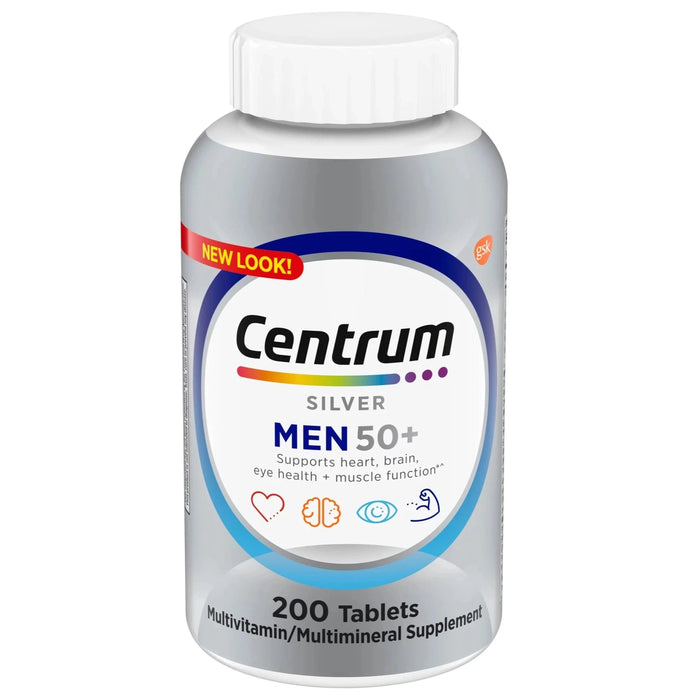 Centrum Silver Men 50+ Multivitamin Dietary Supplement Tablets