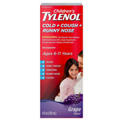 Tylenol Children's Cold+Cough+Runny Nose Suspension Grape - 4 fl. oz - Shop Home Med