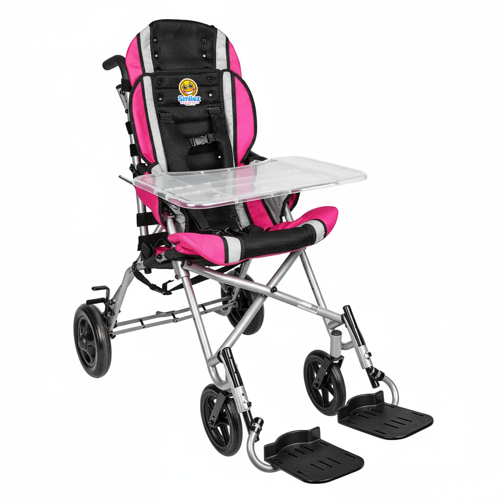 Cochecito pediátrico adaptable para necesidades especiales SMILEZ