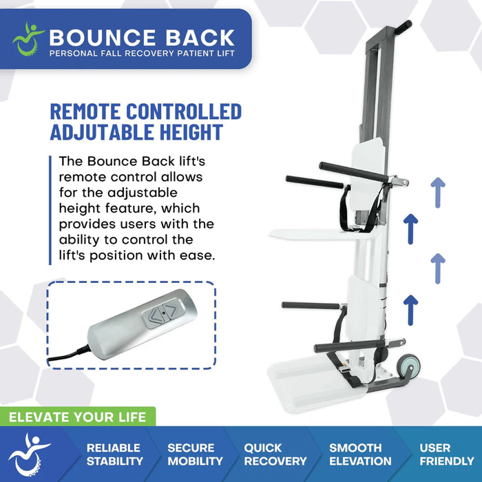 Bounce Back Personal Patient Lift for Fall Recovery