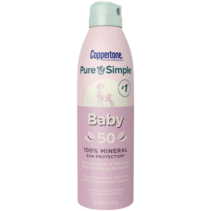 Coppertone Pure & Simple Sunscreen Spray SPF50