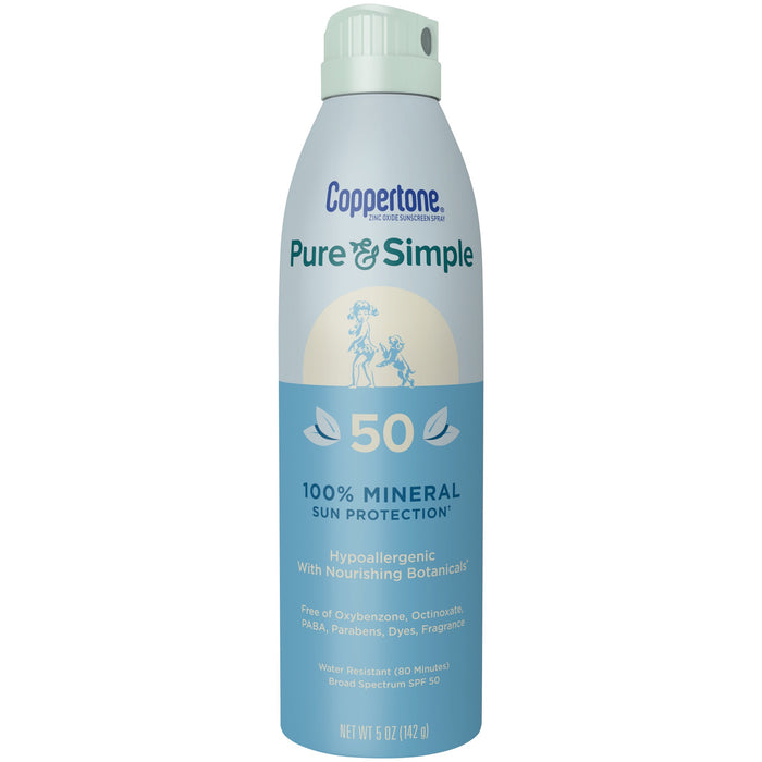 Coppertone Pure & Simple Sunscreen Spray SPF50