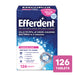 Efferdent Original Anti-Bacterial Dental Appliance Cleanser - 102 ct.