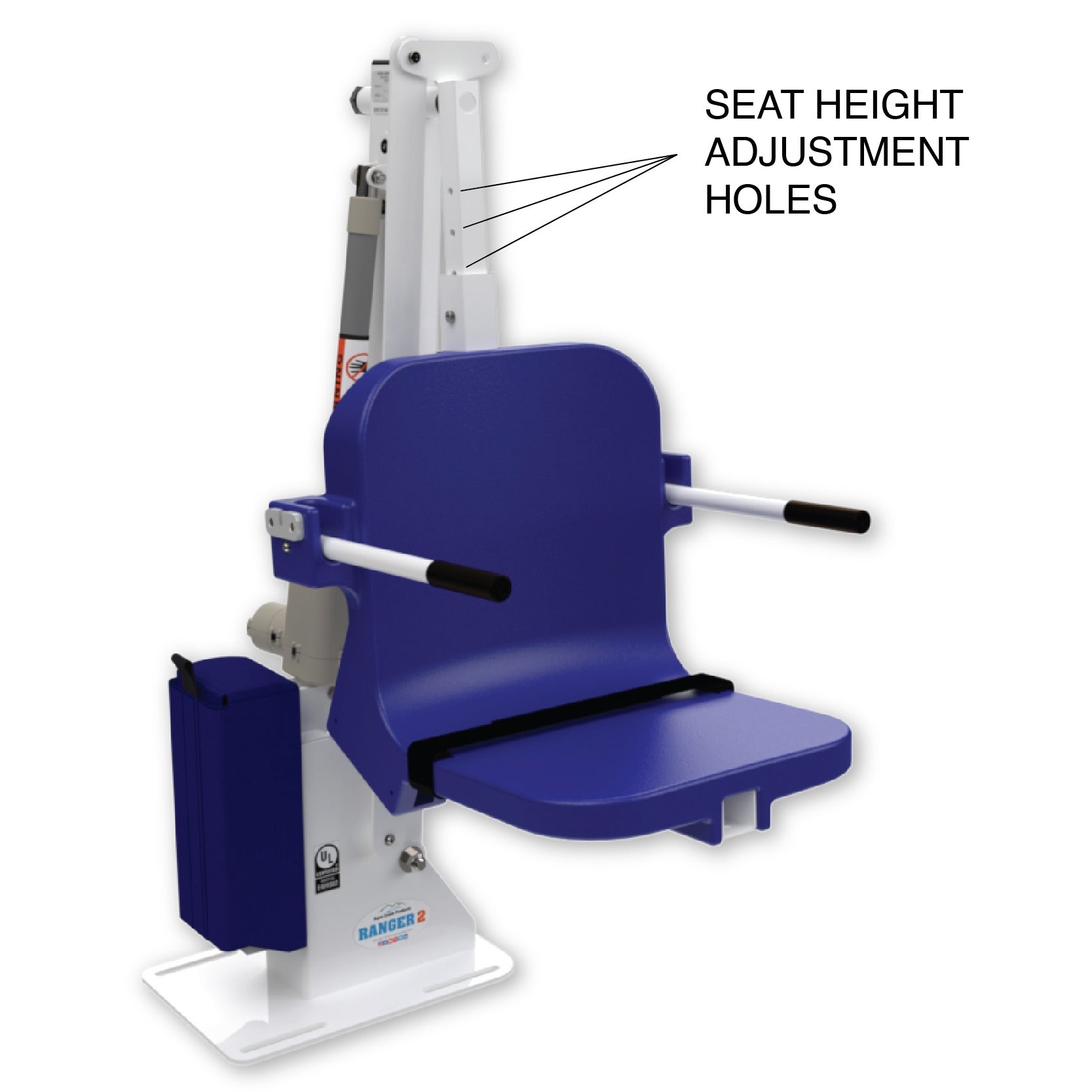 Conjunto de asiento de altura ajustable Aqua Creek Ranger 2