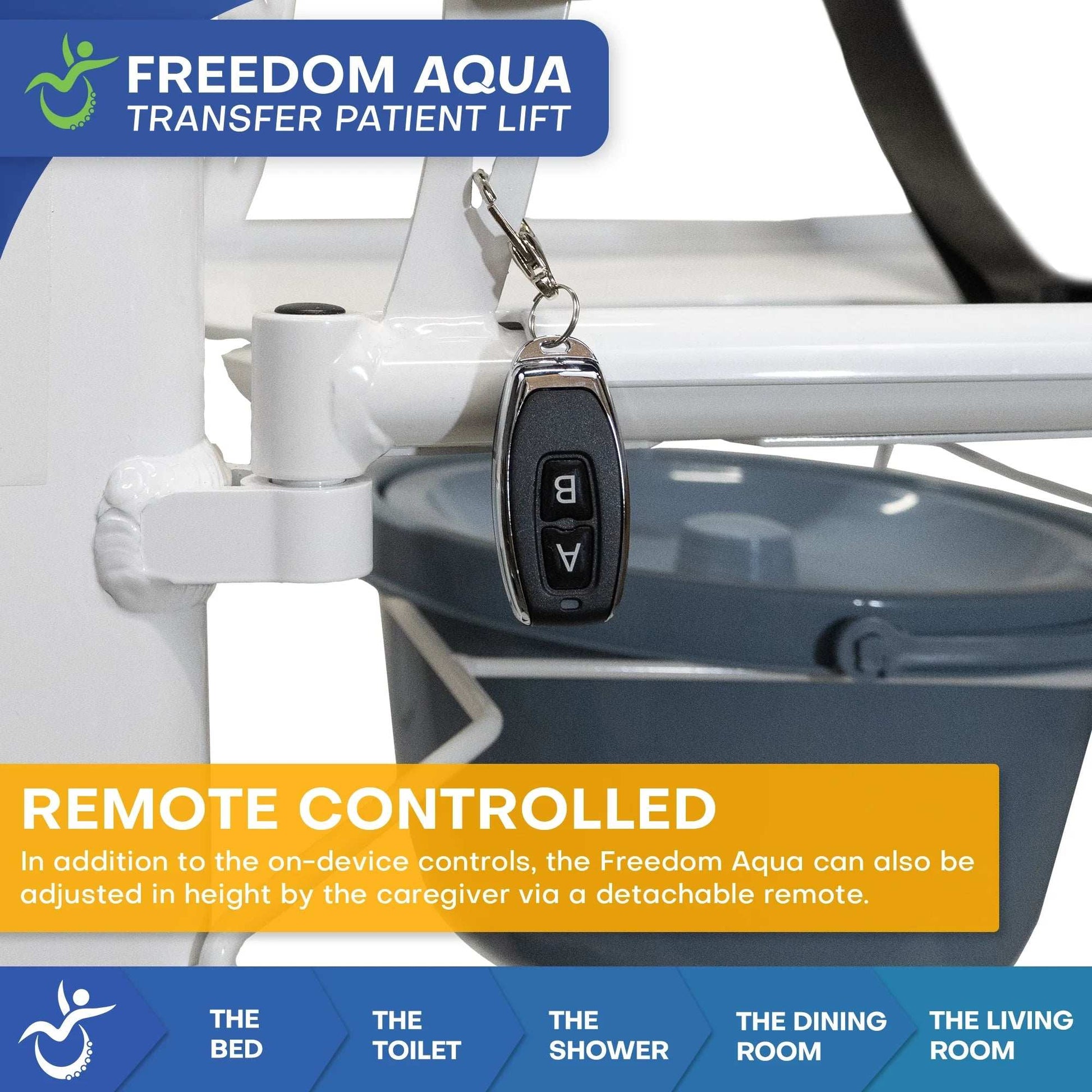 Freedom Aqua Transfer Lift Waterproof with Adjustable Height & Commode