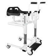 Freedom Transfer Patient Lift with Adjustable Seat Height & Commode Pail
