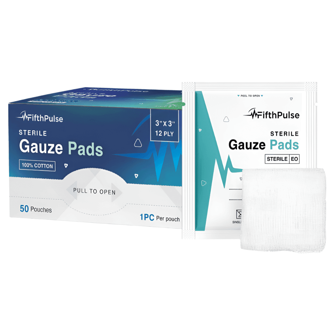 FifthPulse Sterile Gauze Pads Individually Packed