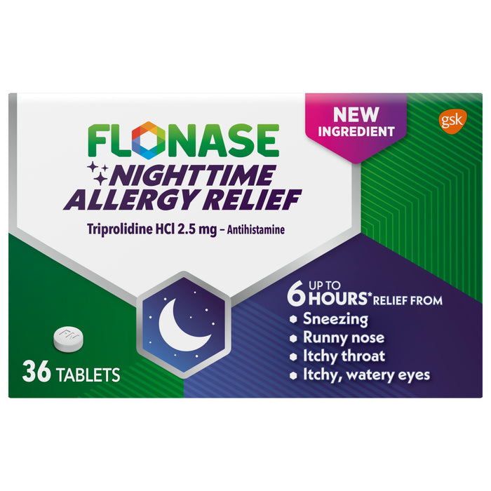 Flonase Nighttime Allergy Relief Coated Tablets - 36 Ct