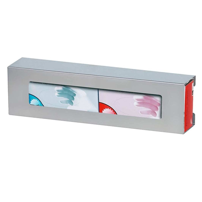 Clinton Double Slimline Stainless Steel Glove Box Holder