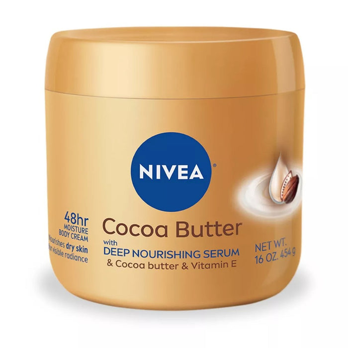 Nivea Cocoa Butter with Deep Nourishing Serum In-Shower Body Lotion & Body Cream for Dry Skin