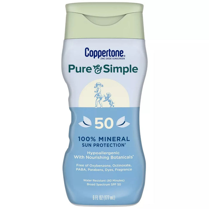 Coppertone Pure & Simple Sunscreen Spray SPF50