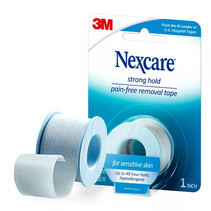 Nexcare Strong Hold Pain-Free Removal Tape - 1 in X 4 Yds 1 Roll