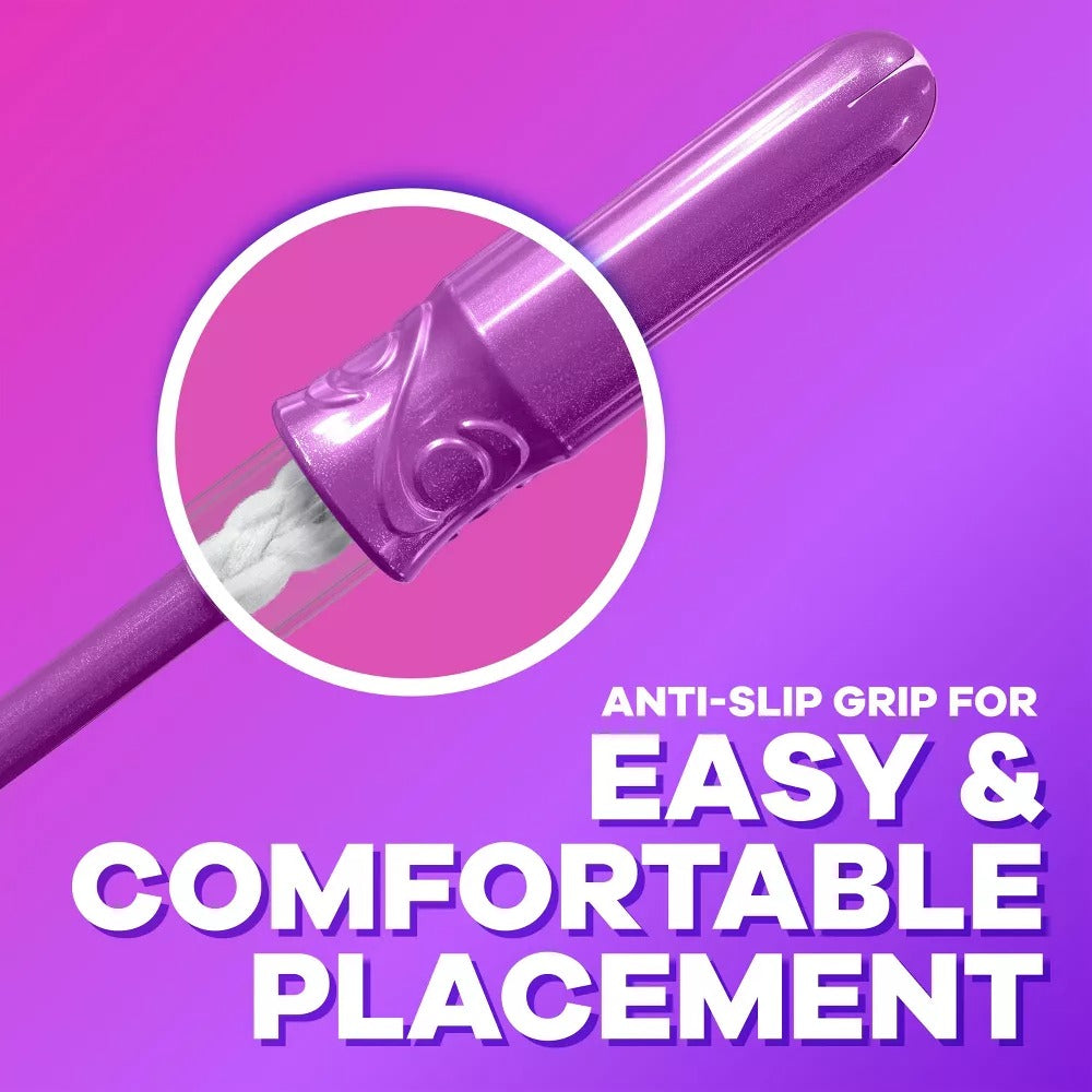 Tampones de plástico Tampax Compact Radiant sin perfume Duopack 