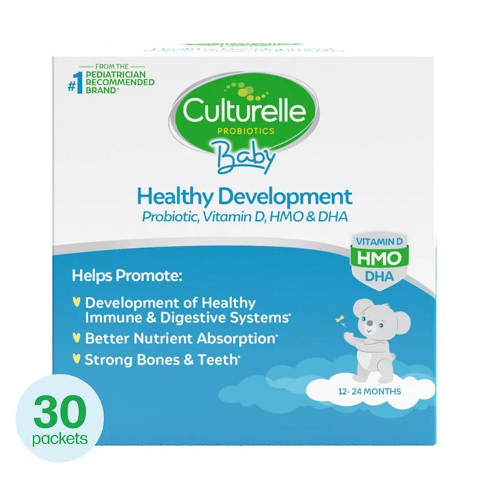 Culturelle Baby Healthy Development Probiotic Vit D HMO & DHA Packets - 30 Ct