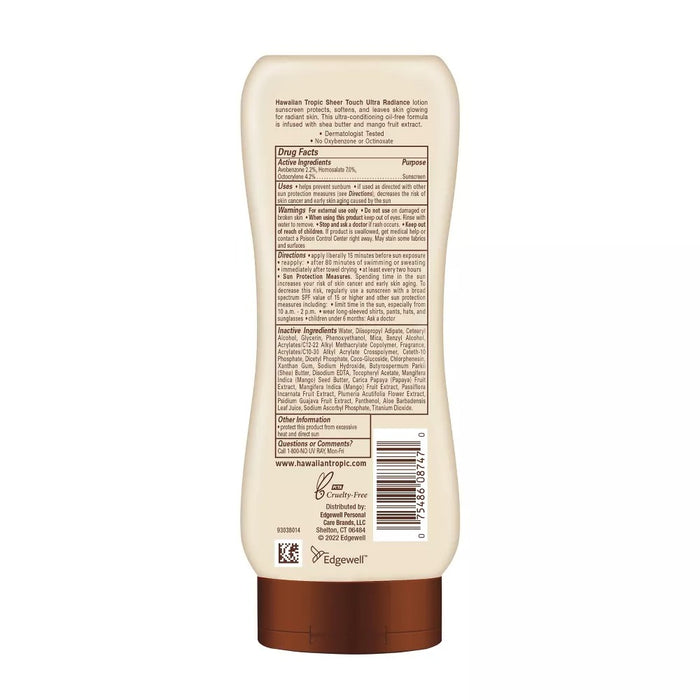 Hawaiian Tropic Sheer Touch Sunscreen Lotion SPF 30