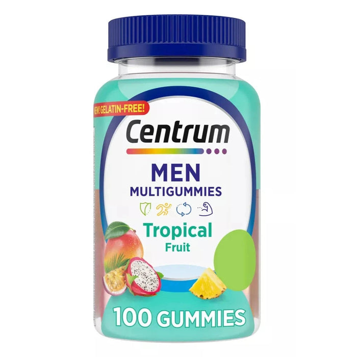 Centrum Men's Multivitamin Gummies Tropical Fruit - 100ct