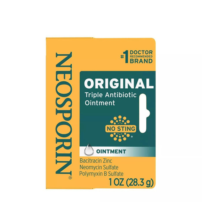 Neosporin Original First Aid Antibiotic Bacitracin Ointment - 1 Oz - Shop Home Med