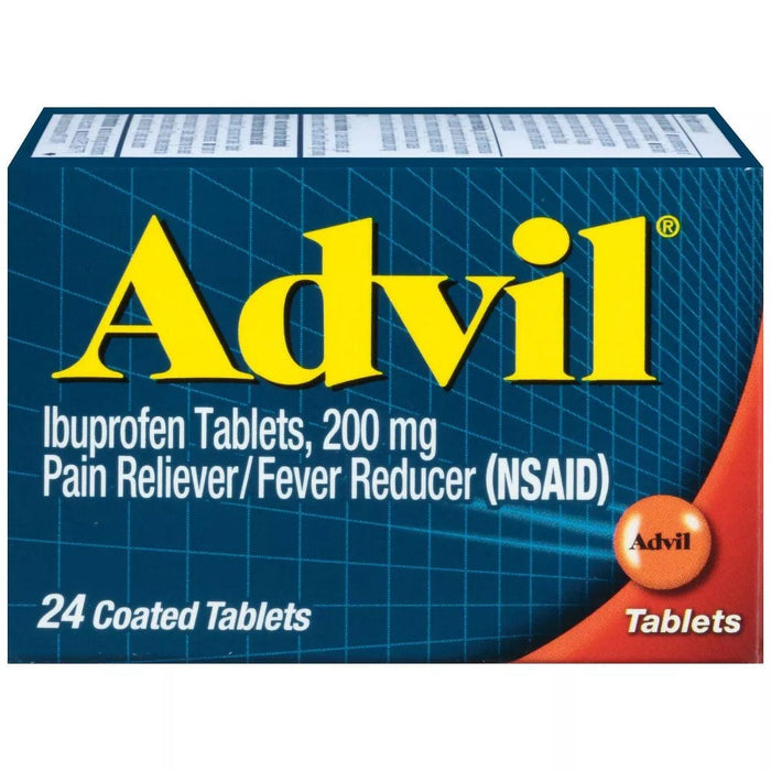 Advil Pain Reliever and Fever Reducer Ibuprofen Tablets - 24 Count