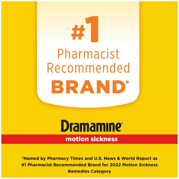 Dramamine All Day Less Drowsy Motion Sickness Relief Tablets