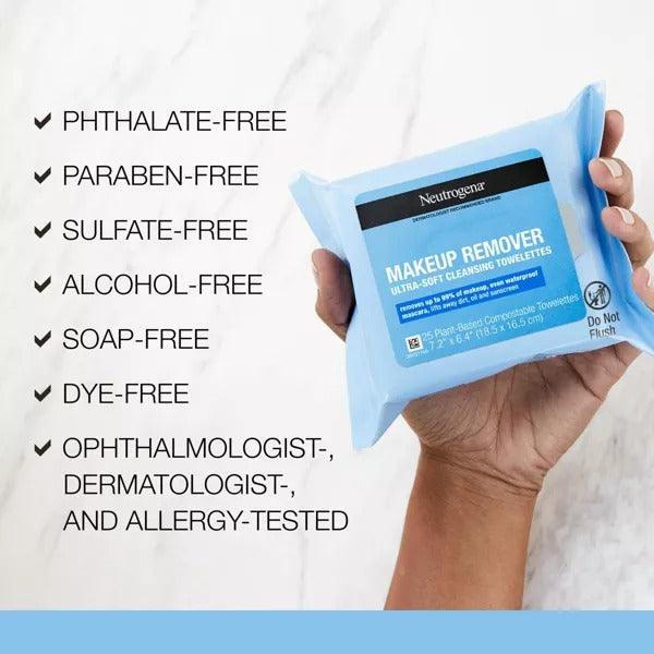 Neutrogena Makeup Remover Cleansing Towelettes - 25 ct. - Shop Home Med