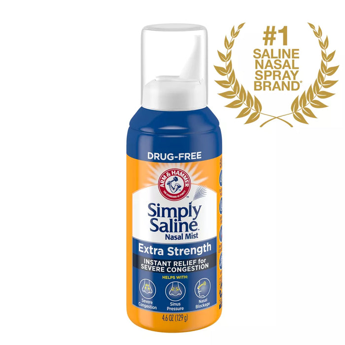 Arm & Hammer Simply Saline Extra Strength Nasal Mist - 4.6 Oz