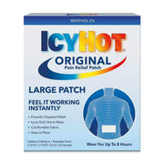 Icy Hot Original Medicated Back Pain Relief Patch Large - 5 Count - Shop Home Med