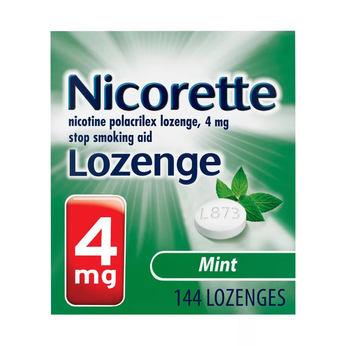 Nicorette 4mg Mint Nicotine Polacrilex Lozenge - 144ct