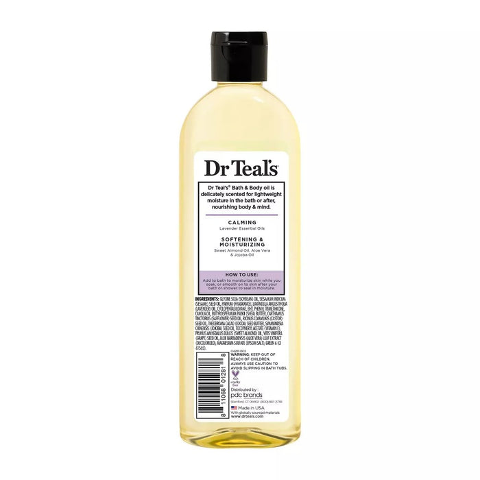 Dr. Teal's Bath & Body Oil Soothe & Sleep with Lavender - 8.8 Oz