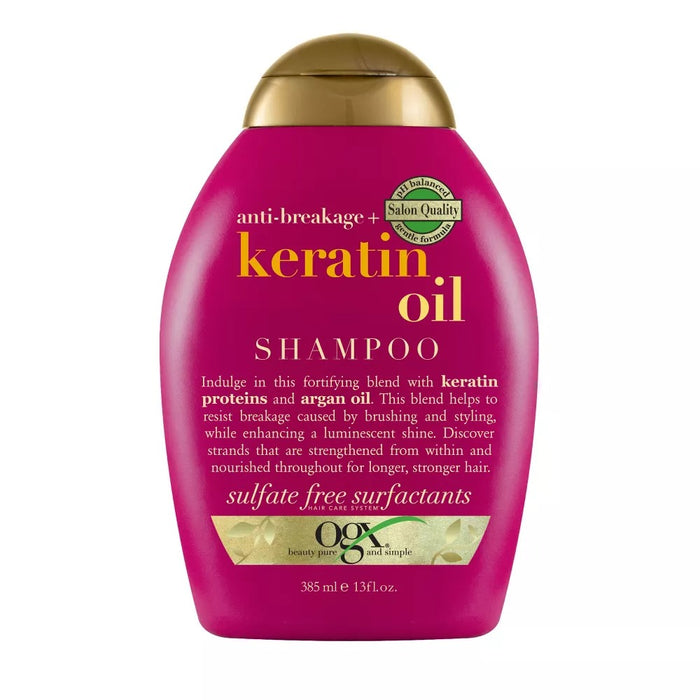 Ogx Anti-Breakage + Keratin Oil Shampoo & Conditioner - 13 Oz