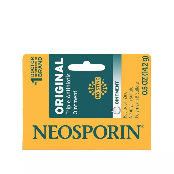 Neosporin Original First Aid Antibiotic Bacitracin Ointment - 0.5 Oz - Shop Home Med