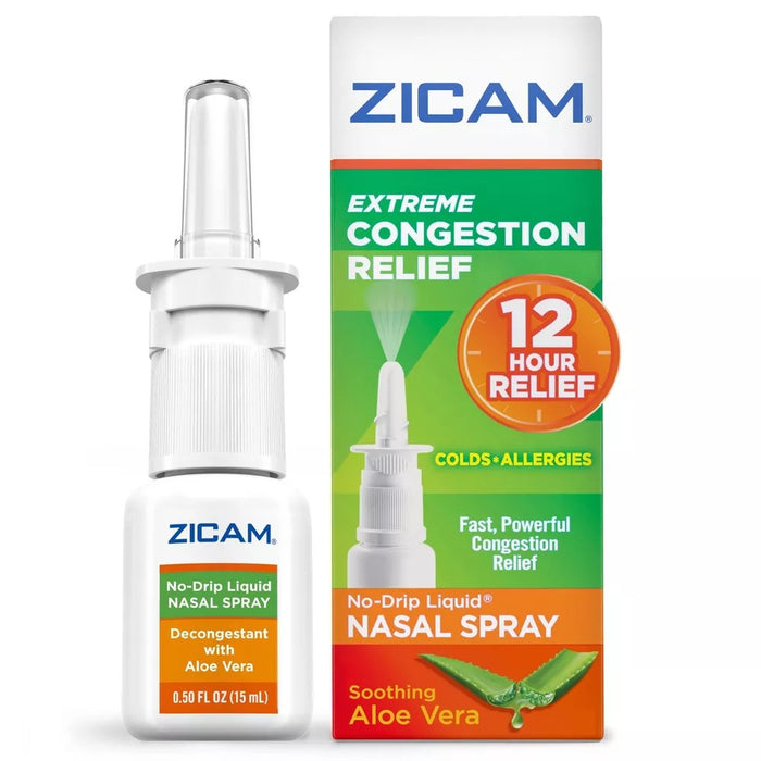 Zicam Extreme Congestion Relief No-Drip Nasal Spray - Soothing Aloe Vera