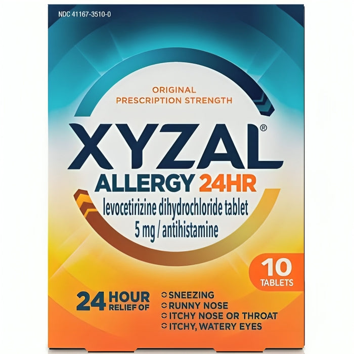 Xyzal Original Prescription Strength 24-Hour Allergy Relief Tablets