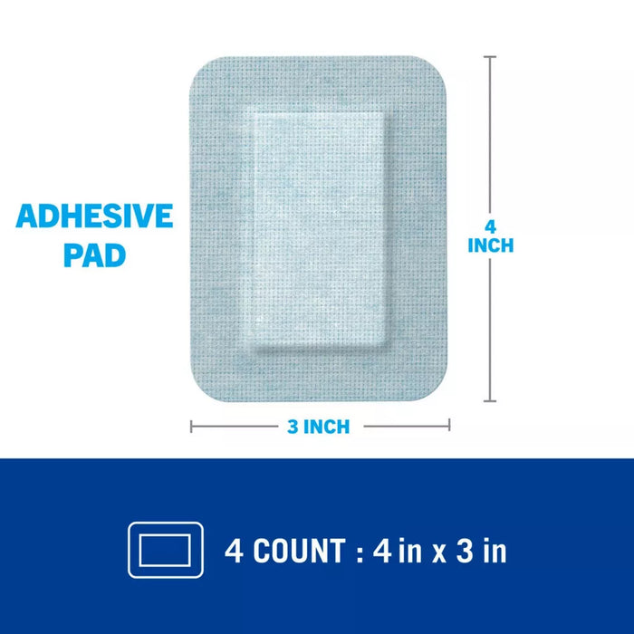 Nexcare Sensitive Skin Sterile Adhesive Pads - 4ct