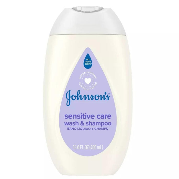 Johnson's Baby Sensitive Care Face & Body Lotion Cream Body Wash & Shampoo