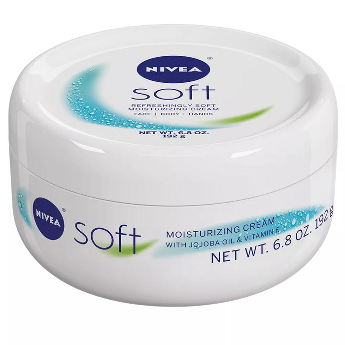 Nivea Soft Moisturizing Cream with Jojoba Oil & Vitamin E -  6.8 oz