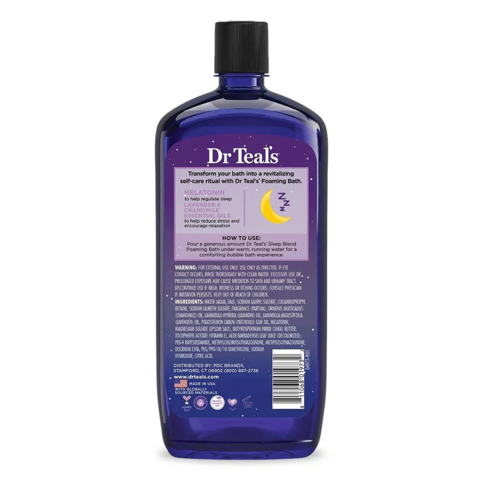 Dr. Teal's Sleep Foaming Bath with Melatonin & Essential Oils - 34 Oz