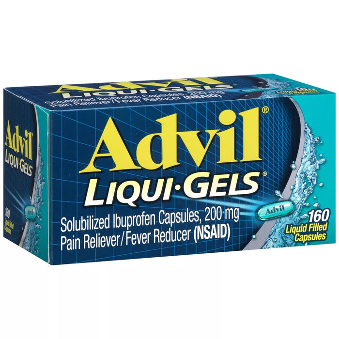 Advil Pain Reliever Fever Reducer Liquid Gels - 160ct.