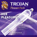 Trojan Pleasure Pack Lubricated Condoms - 12 Ct