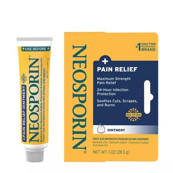 Neosporin + Pain Relief Max Strength Antibiotic Ointment - 1 oz