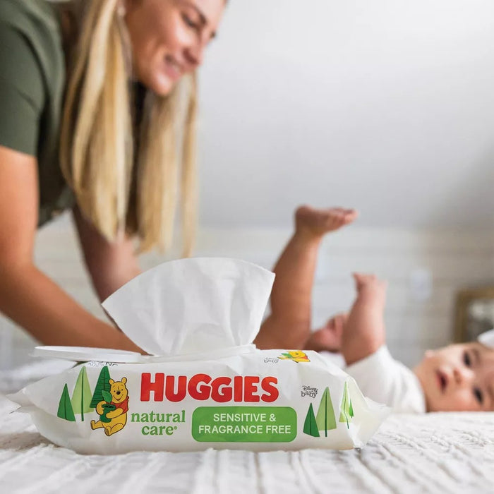 Huggies Natural Care Sensitive Unscented Baby Wipes