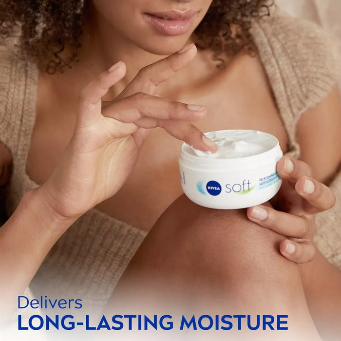 Nivea Soft Moisturizing Cream with Jojoba Oil & Vitamin E -  6.8 oz