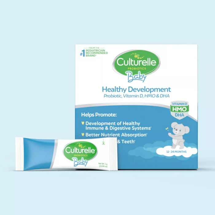 Culturelle Baby Healthy Development Probiotic Vit D HMO & DHA Packets - 30 Ct