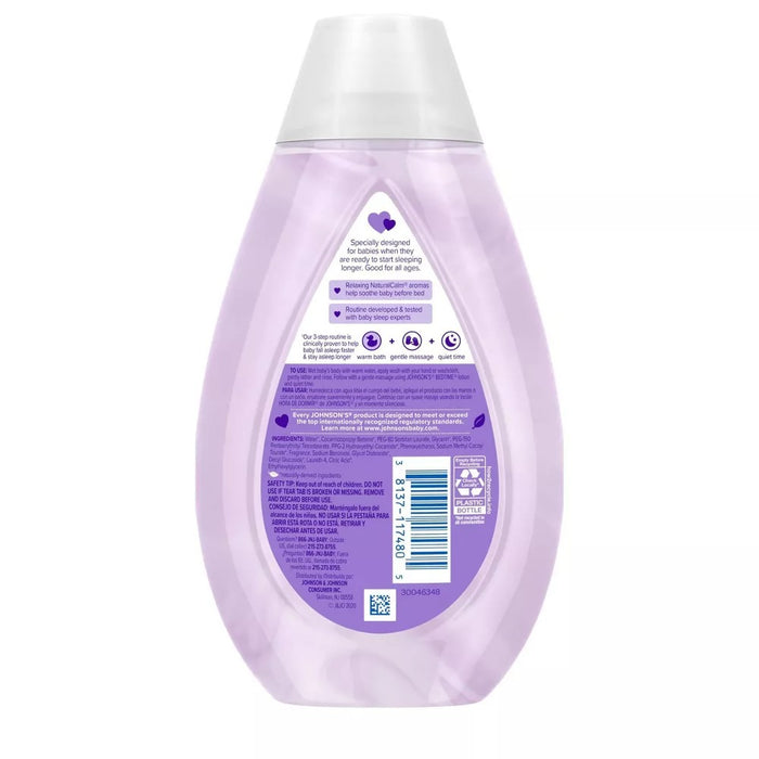 Johnson's Bedtime Baby Moisture Body Wash Body Lotion with Soothing Aromas